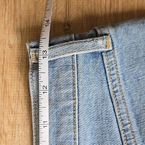 AGOLDE Sophie Blue Skinny Jeans with Distressed Knees Sz 28 - Picture 9 of 11